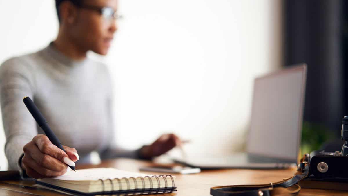 A bookkeeper performing the key payroll checks